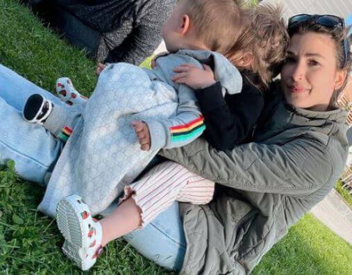 Jazz Charton is the doting mom of two.
